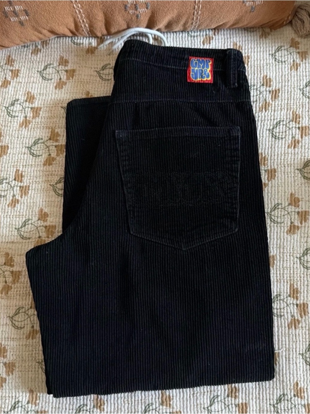 Empyre Black Corduroy Straight-Leg Men's Pants